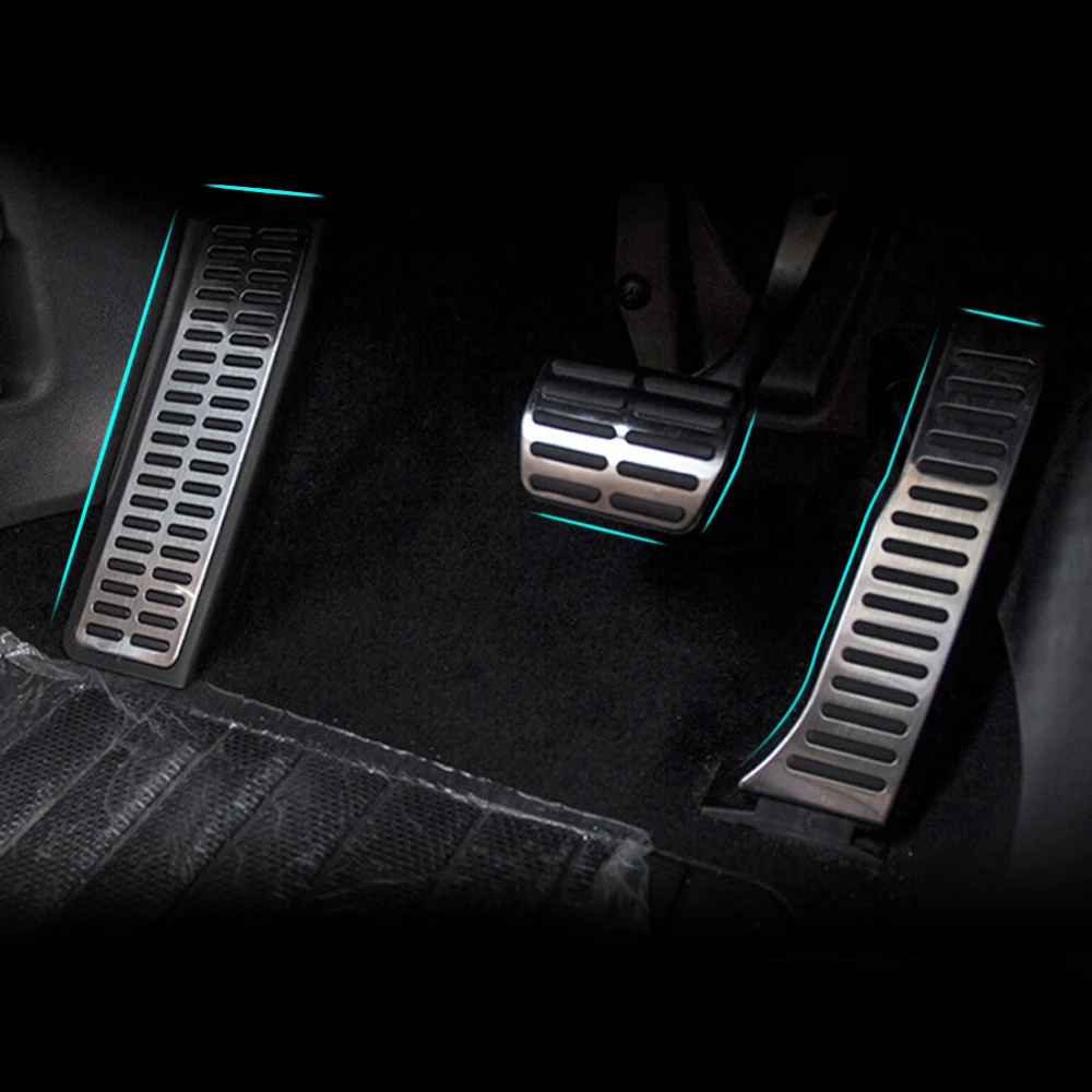 

Non-Drillling Foot Rest Clutch Gas Brake pedals Cover for Volkswagen Golf MK5 MK6 Jetta MK5 Scirocco Tiguan For Skoda Octavia A5