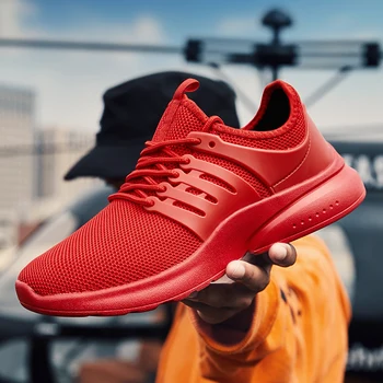 

YRRFUOT Men's Casual Shoes High Quality Fashion Sneakers Brand Breathable Soft Bottom Men Shoes Outdoor Non-slip Walking Shoe