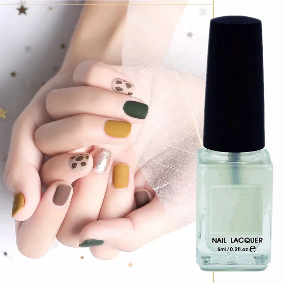 

Elite99 Matte Nail Polish Oil Frosted Varnish Transparent Nails Art Gel Frosted Surface Nail Polish 6ML For Nails Makeup