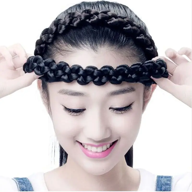 

M MISM Girls Fashion Solid Headband New Arrival Hair Accessories for Women Popular Elastic Hair Band Luxury Head Wrap Ornaments