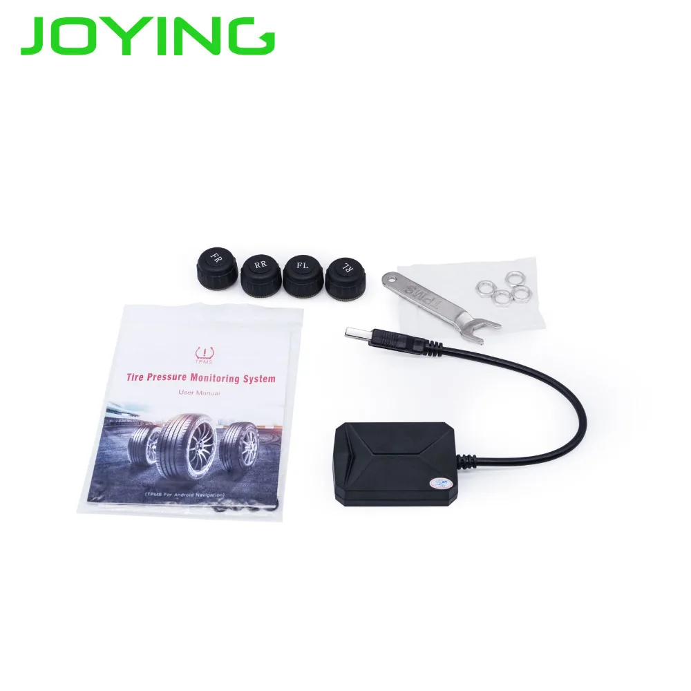  JOYING USB Car TPMS juego de sistema de alarma de Monitor de presión de neumáticos para Android DVD