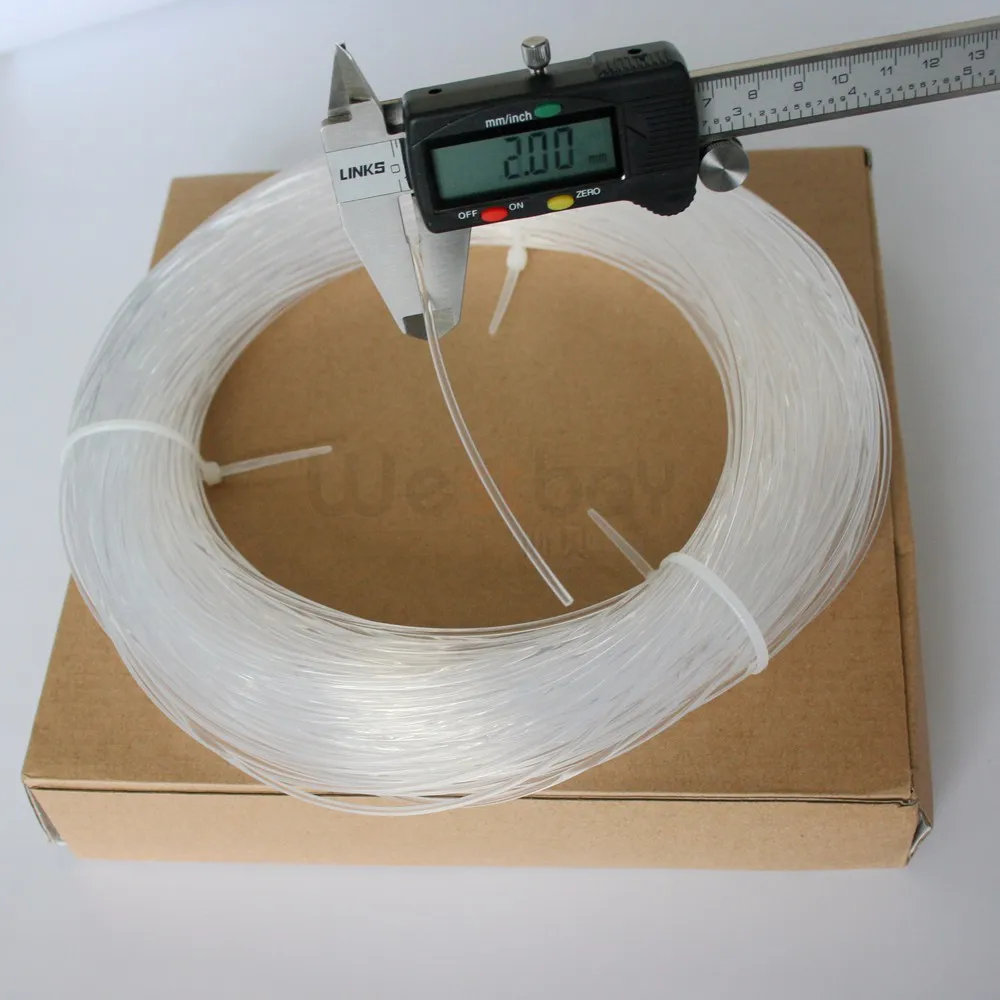 100M 2.0mm side glow optic fiber
