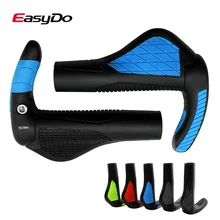 EasyDo Lock On Bike Bicycle Grips Ergonomic Soft Cycling MTB Bike Handlebar Grips Fiberglass Bar Ends Mountain Bike Handle Grips propalm bicycle grips mtb mountain road bike handlebar grips ends alloy rubber silicone soft lock on cycling handle grips plugs