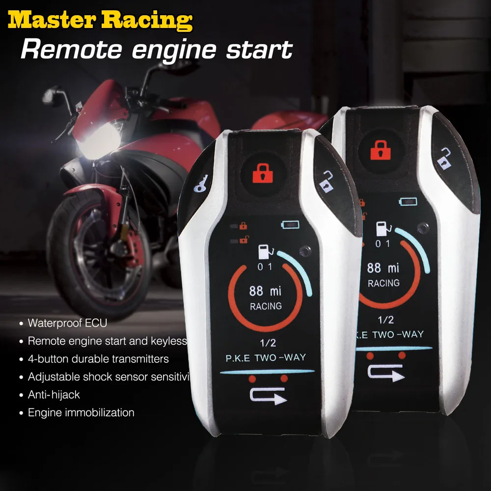 2 way alarm motorcycle price