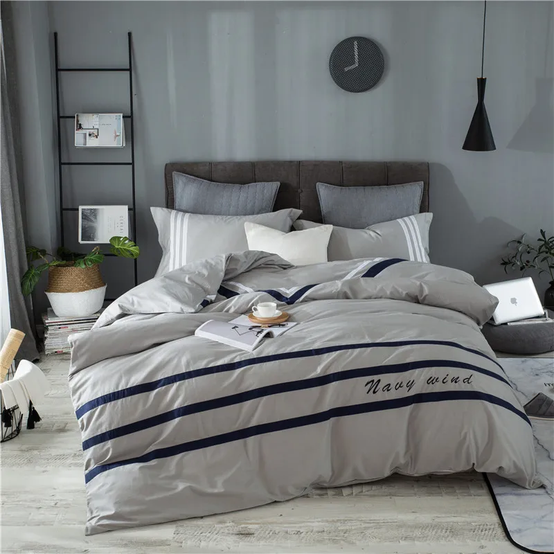 Buy 100 Cotton Bedding Set Naval style Duvet Cover