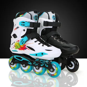 

Adult Inline Skates for Beginner Advanced Skater Freestyle FRSE M1 ABEC-9 Bearing Aluminium Alloy Frame PU Skaitng Wheels Patin