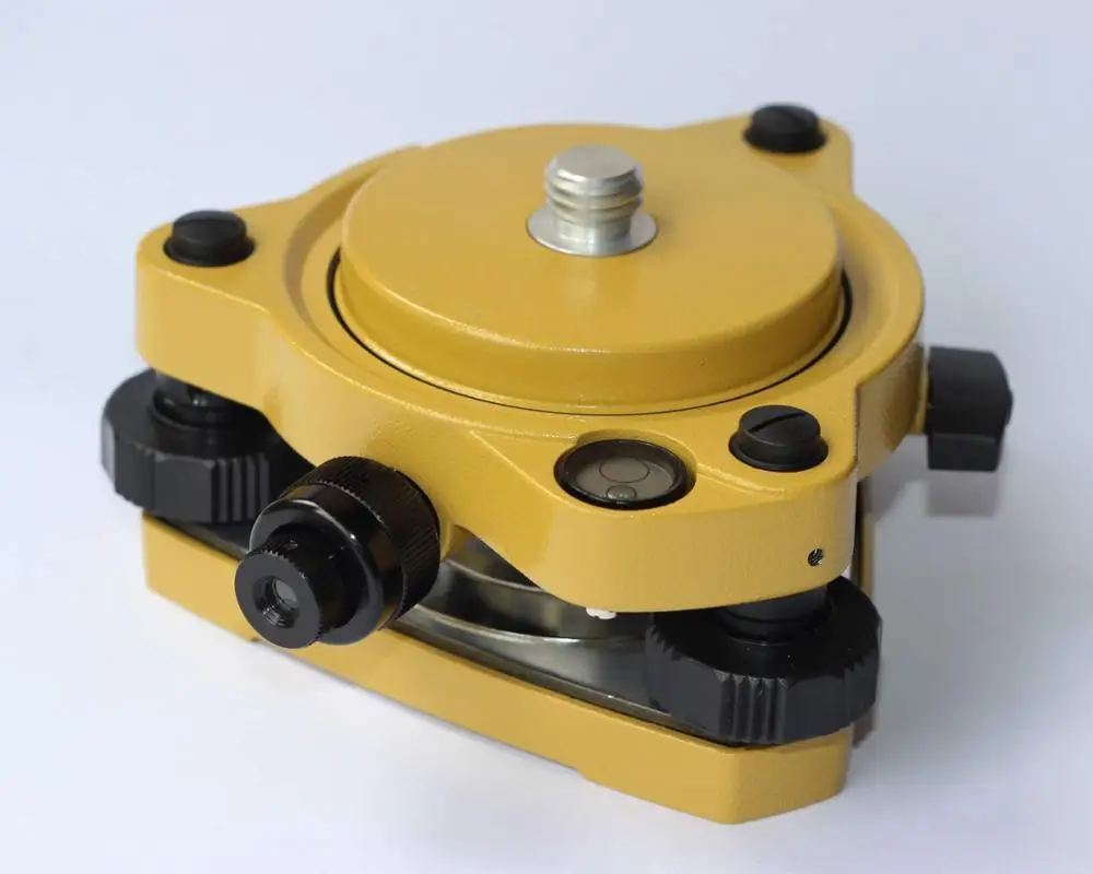 Gelb GPS Träger Feste Adapter mit 5/8 drehen & Dreifuss Mit optischem lot-in Theodolite aus Werkzeug bei