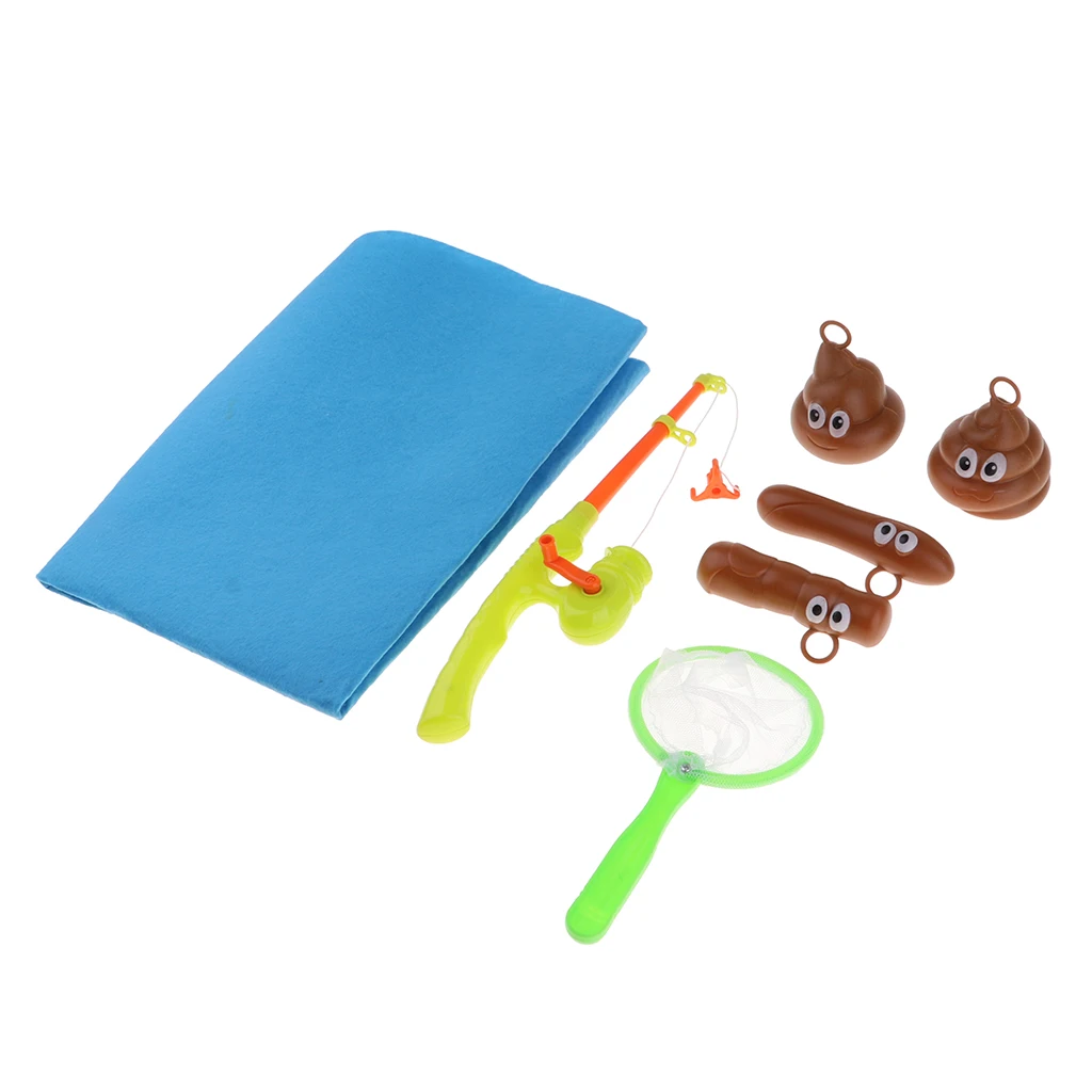 Kids Fishing Fun Poop Games Pretend Play Educational Toys Toys Gifts Fishing Game Toys