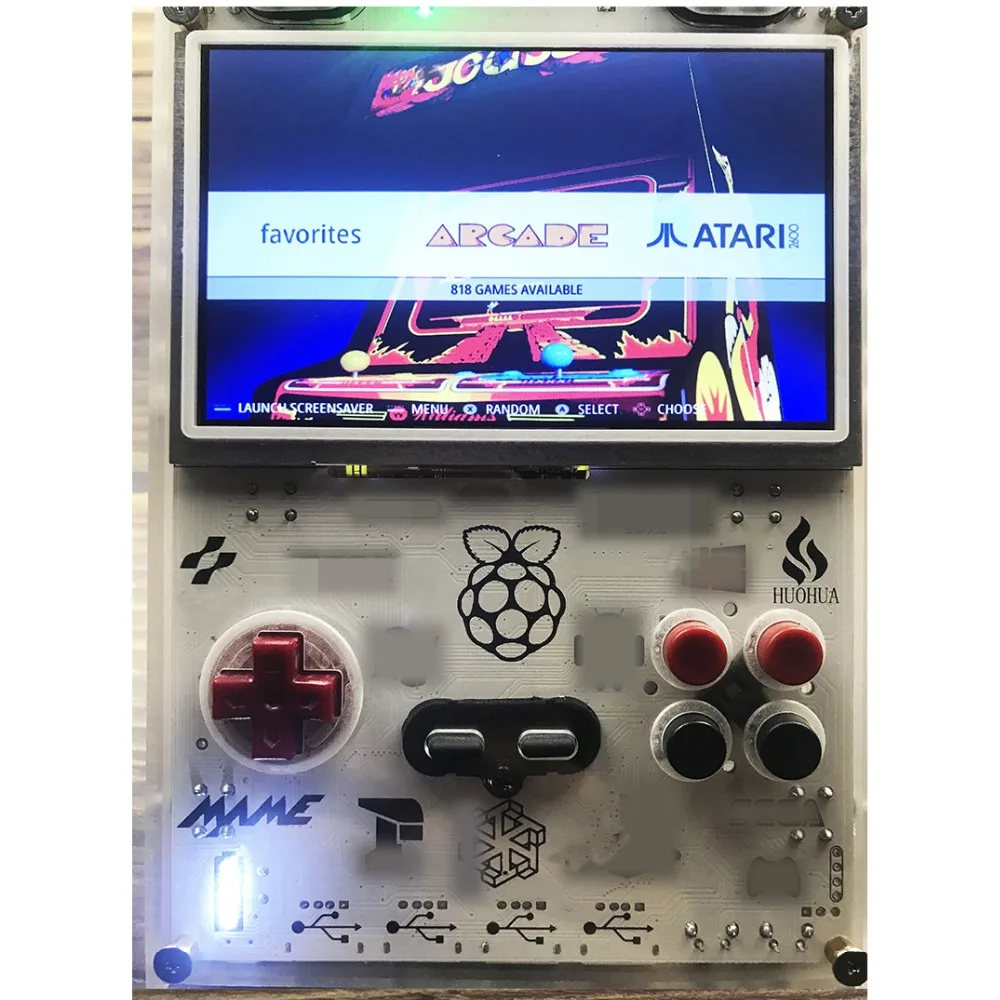 5.0 Inch HD IPS Raspberry pi Handheld Game console retro arcade Compute ...