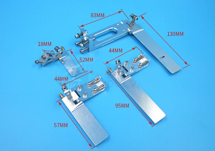1 шт. бензиновый водопоглощающий руль 52 мм/75 мм/95 мм/130 мм руль переднего хода с всасывающим устройством для самолет на радиоуправлении лодки запасные части