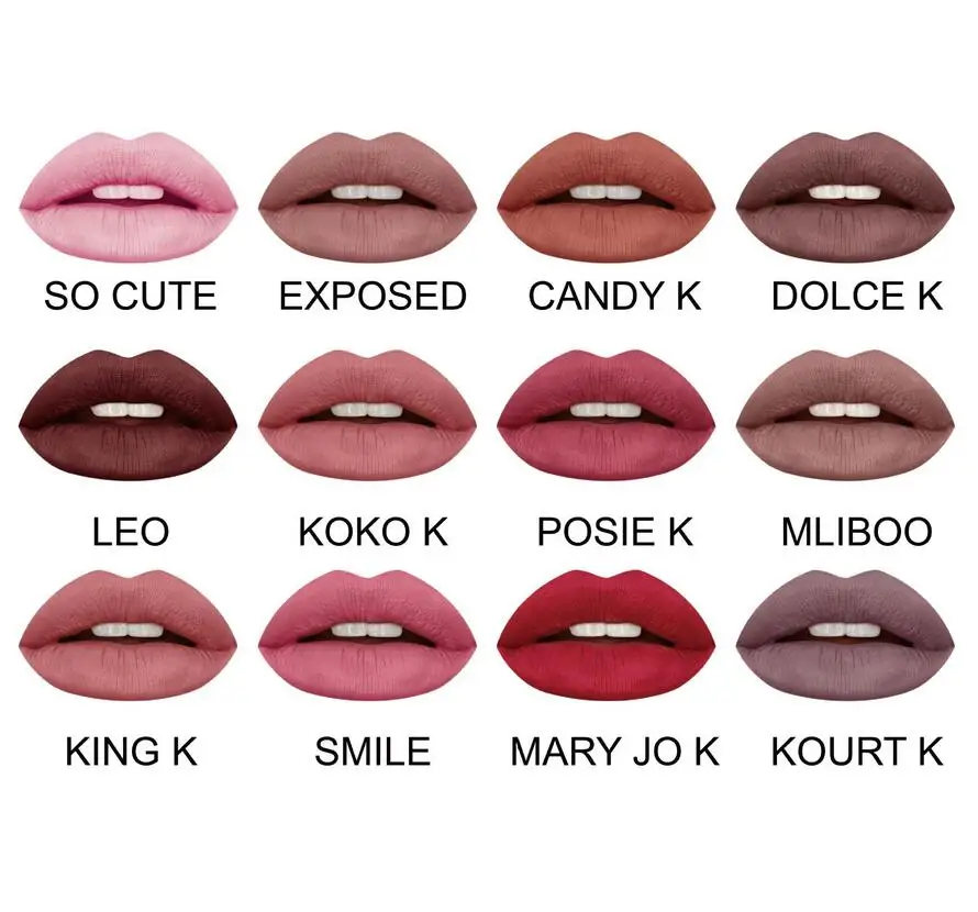 Us 983 18 Off12pcs Labial Maquiagem Hot Matte Lipstick Long Lasting Batom Mate Makeup Rouge A Levre Waterproof Velvet Lip Stick In Lipstick From