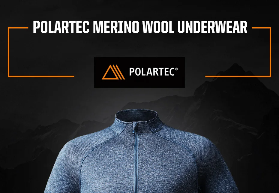 de manga longa pano secagem rápida respirável roupa interior