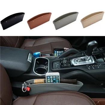 

Car styling Car Seat Organizer Slit Gap Pocket Storage Box for Volkswagen VW Golf 4 6 7 GTI Tiguan Passat B5 B6 B7 CC