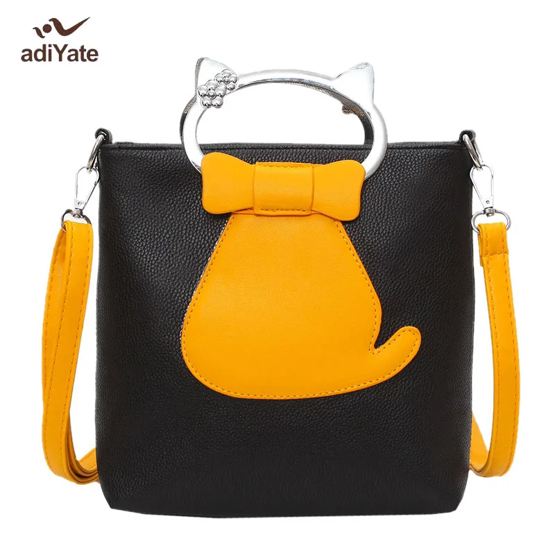 Adiyate Cat Сумочка Bolsas feminina pochete простой Повседневное Модные женские Для женщин сумка