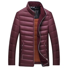 Толстые зимние пальто Для мужчин Темно-синие оранжевый бордовый теплая куртка Для мужчин Сгущает стенд Куртка с воротником парка для Для мужчин кашемировый пиджак Для мужчин s