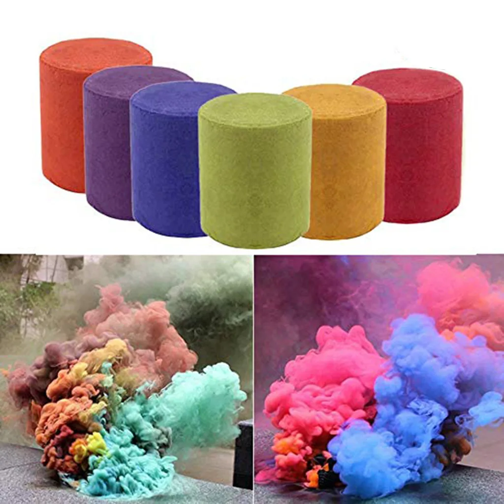 

Effect Smoke Cake Colorful Effect Show Round Bomb Studio Photography Party Photo Props Suplies Ramadan Party Decoration 1.703