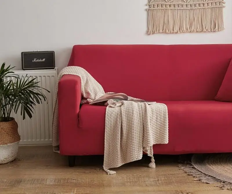 Твердый эластичный чехол для дивана для гостиной, защитная подушка, противоскользящий чехол для дивана из спандекса, мебель для гостиной(7 цветов