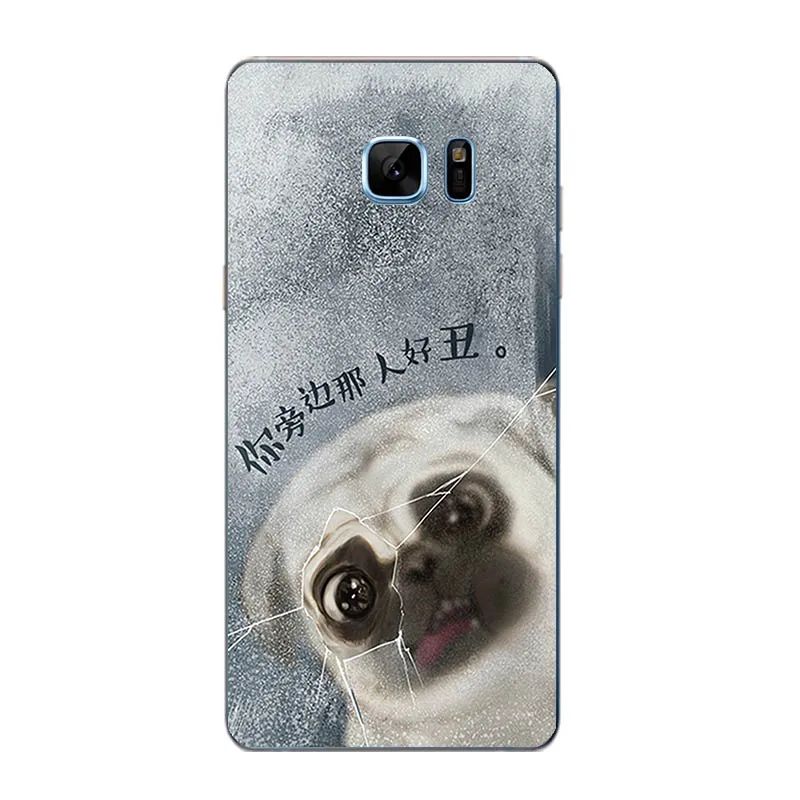 Для samsung Galaxy Grand Prime чехол для телефона A3 A5 A7() A8 A9 Shell Note 4 5 прозрачный силиконовый чехол для бюстгальтера с рисунком толстого кота