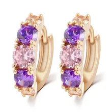 Большая распродажа, элегантные серьги-кольца золотистого цвета с цирконием для женщин, модные серьги с бусинами и фианитами, свадебные ювелирные изделия, серьги