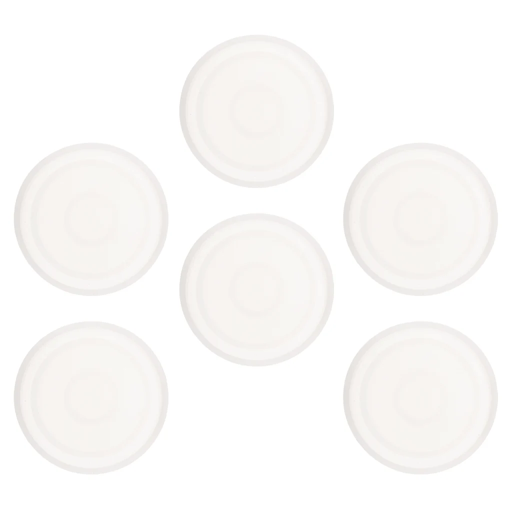 6 Sets Round DIY Silicone Cup Pad Water Cup Mat Holder Silica Gel Ornament Epoxy Resin Craft Molds