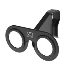 Mini Pocket Virtual Reality Glasses 3D VR Glasses for Android iOS Windows Smart Phones with 4.0 to 6.5 Inches Black