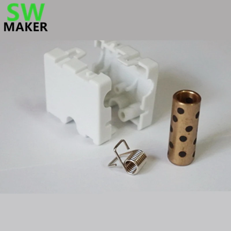 4pcs/lot ultimaker block white color cross slider Sliding Block Set for 3D printer parts