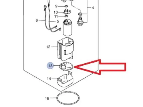 5 шт. топливный насос фильтр для мотоцикла Kawasaki Suzuki V-Strom/Gsxr1000 Boulevard Bandit 1250S фильтр 15420-05H00 TN-035