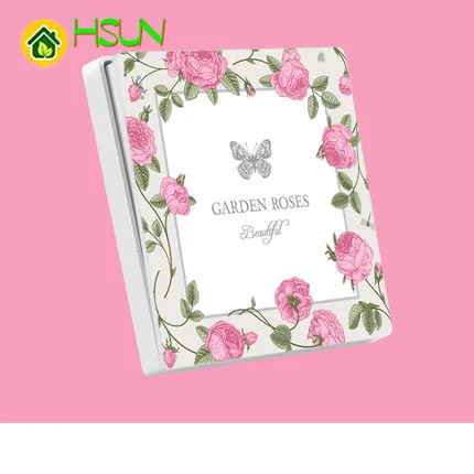 Арт переключатель типа 86 розетка 1 2 3 4 банда way secret garden rose ividuality креативность