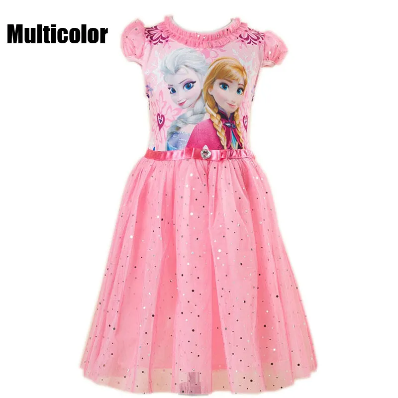 Multicolor Brand Costume Anna Elsa Dress For Baby Girl Wedding Princess Dresses Cosplay Kids Elza Princesss Vestidos Party Cloth Multicolor Brand Costume Anna Elsa Dress For Baby Girl Wedding Princess Dresses Cosplay Kids Elza Princesss Vestidos Party Cloth