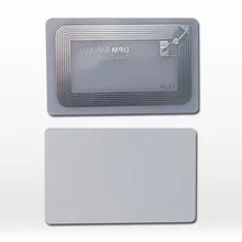 10 шт./лот Этикетка RFID NFC/стикер/тег 13,56 МГц ISO 14443A Mifare1K S50/86*54 мм размер карты белый