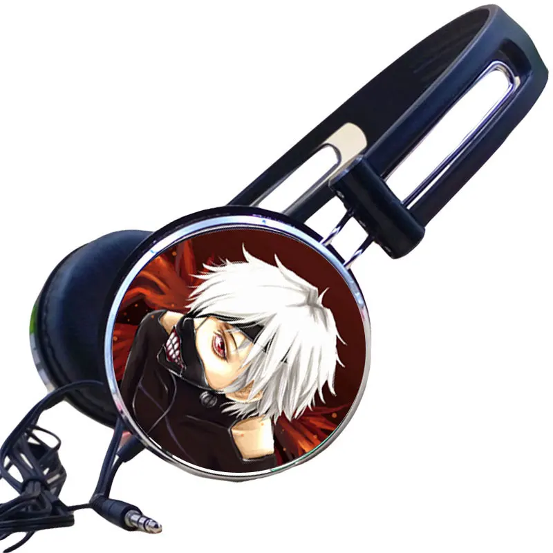 Одежда с надписью Tokyo Ghoul для косплея канеки кэна аниме наушники Gaming Headset Шум