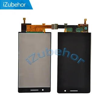 

100% Warranty Black LCD Display with Touch Screen Digitizer assembly for Huawei Ascend P6 By free shipping