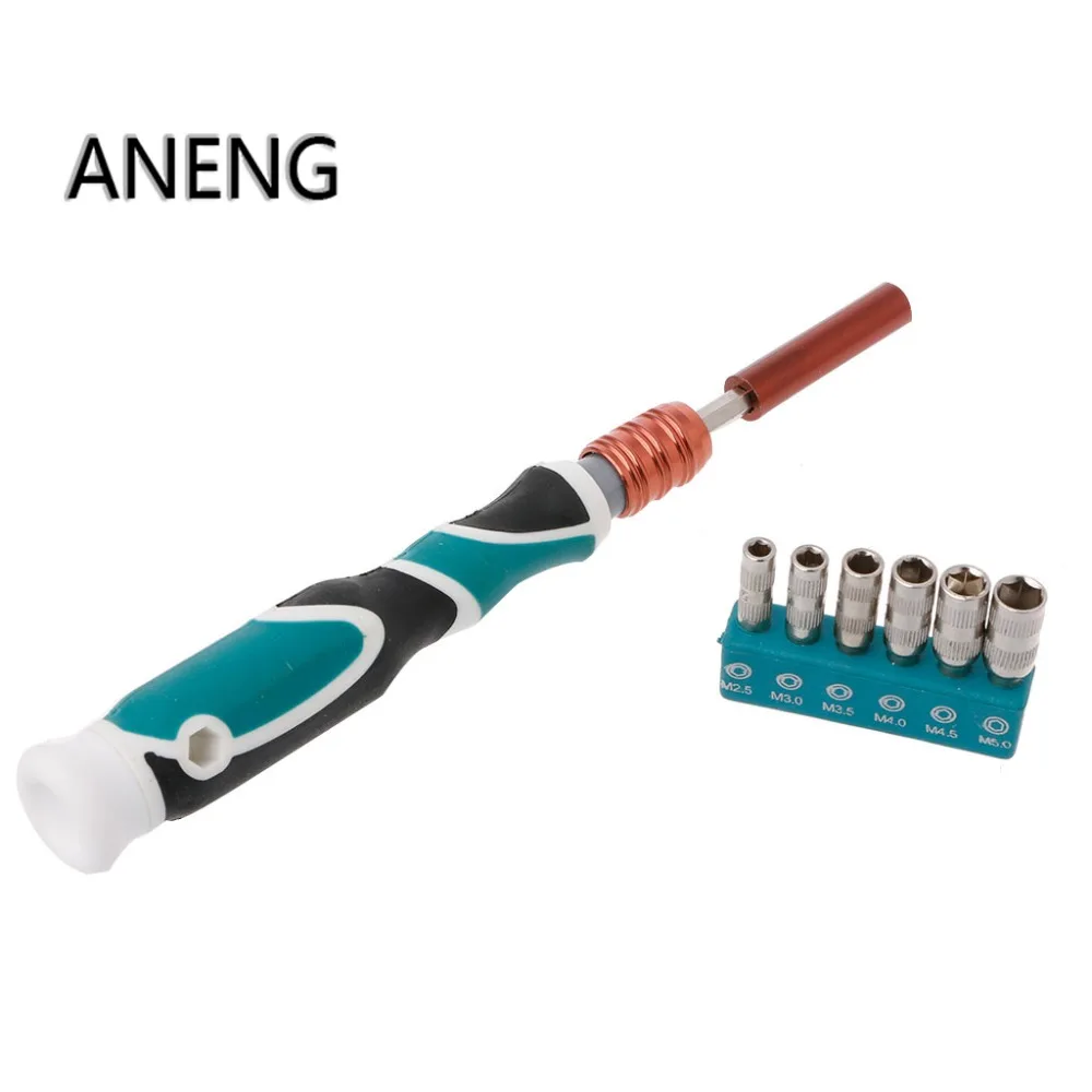 

ANENG 7 In 1 Screwdriver Set Telescopic CR-V Magnetic Multifunction 2.5/3.0/3.5/4/4.5/5mm