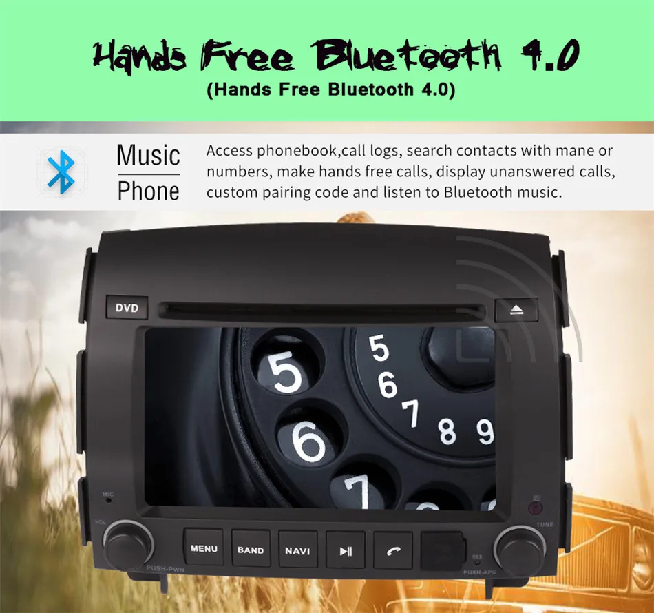 Discount 2 Din Android 9.0 Car GPS DVD player For Hyundai sonata NF 2004 2005 2006 2007 2008-17 4G USB Radio BT GPS Navigation Headunit 4