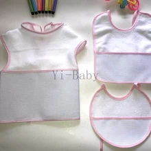 Нагрудники с крестиком, розовые непромокаемые детские нагрудники слюнявчик для младенца, полотенца, детские нагрудники 3 шт./компл. YB170004