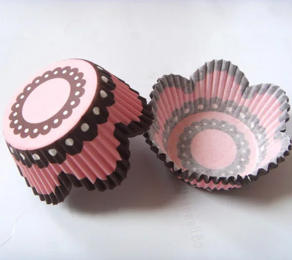 Прямая 50x розовый/синий цветок/зеленый цветок Свадебный бумажный капкейк лайнер Маффин чашка торт форма для выпечки Чехол Держатель обертка