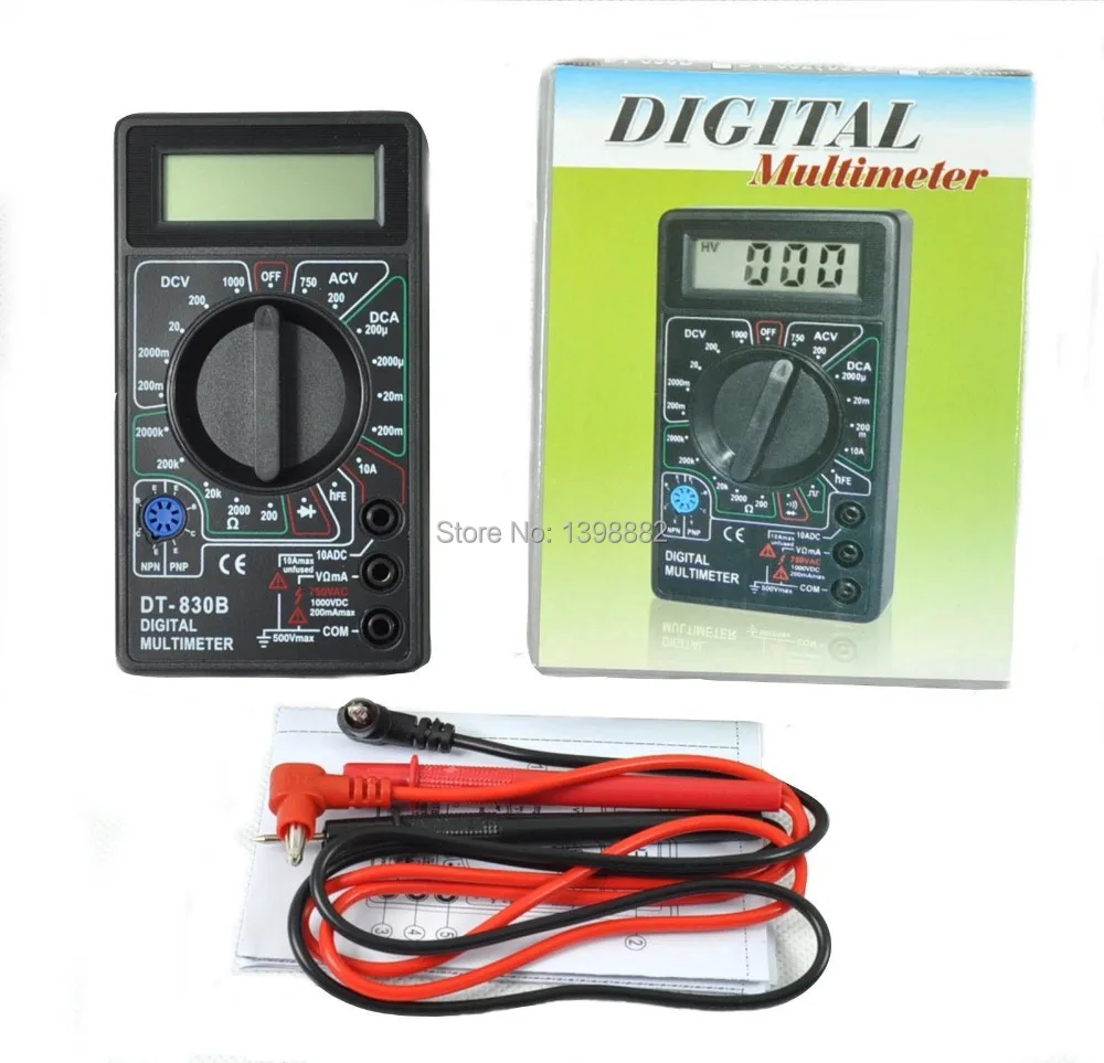 DT 830B LCD Voltmeter Ammeter Ohm Digital Multimeter digital multimeter