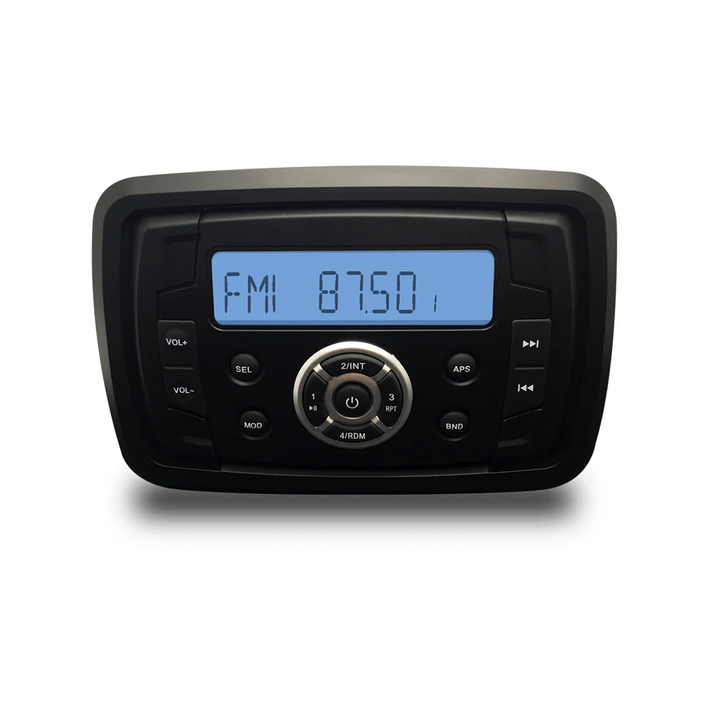 Водонепроницаемая bluetooth колонка стереосистема для лодок mp3 плеер 4 дюймовый