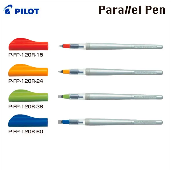 1pcs Japan Pilot Parallel Calligraphy Pen 1.5mm/2.4mm/3.8mm/6mm Lettering  Brush Pen with Bundle Ink Cartridge Multi Tool Pen - AliExpress