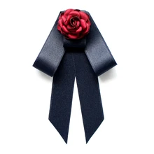 Взрослых Для мужчин Для женщин свадебные шеи воротник рубашки галстук-бабочку цветок сплава бабочка Эластичная лента Украшенные стразами ленты с бантом