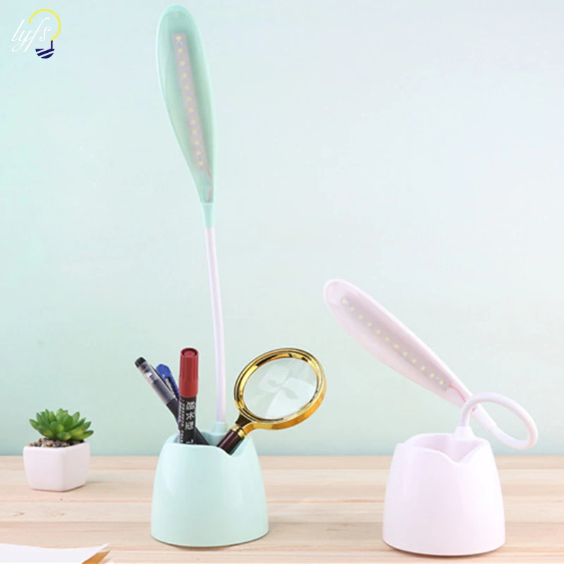 

LED desk lamp USB rechargeable dimming adjustment table lamp for children reading learning bedside bedroom living room