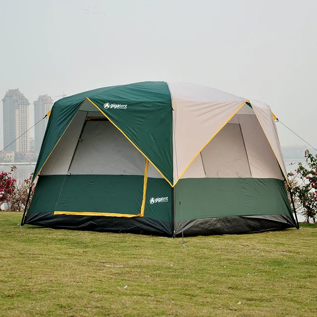 outdoor 3 5 person family waterproof one bedroom camping tent for family tree for 5 person
