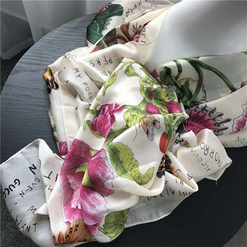 4 Colors Ladies fashion scarf butterfly sunscreen shawl long scarf travel beach towel