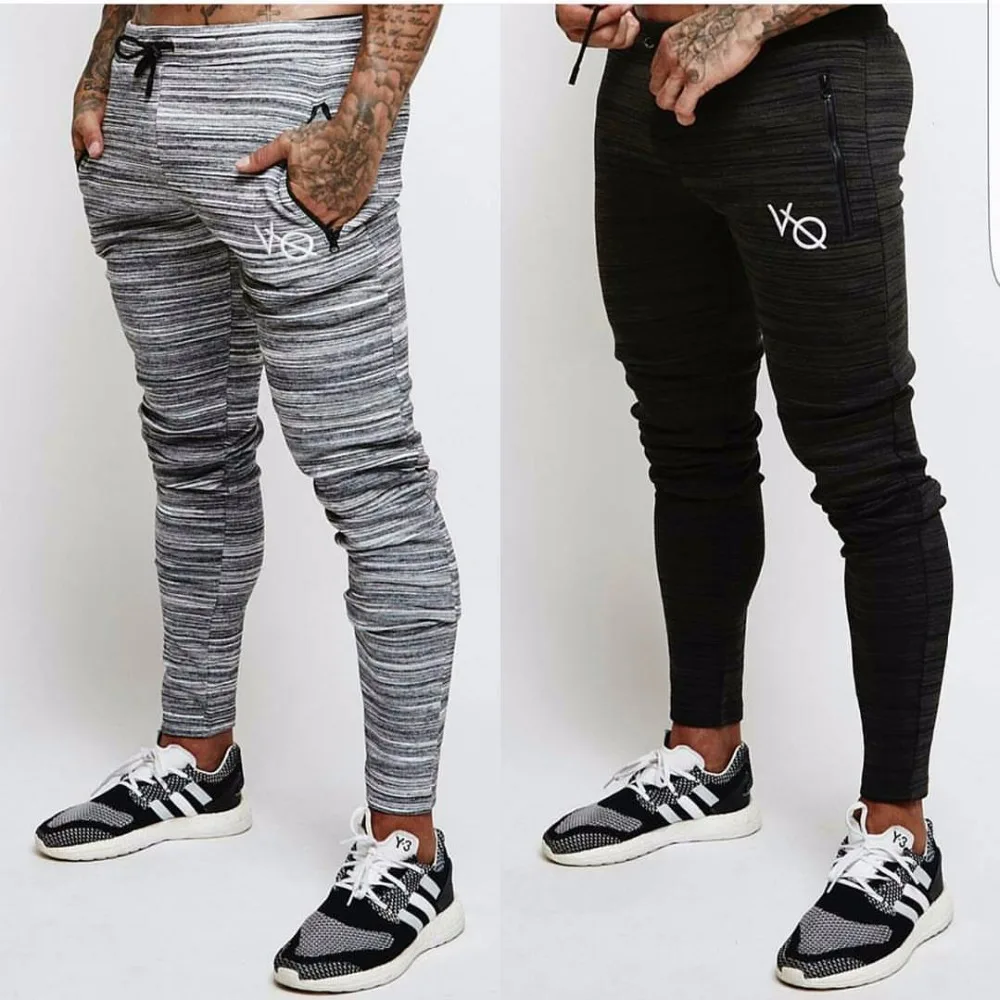 2018 high quality brand clothing jogging pants men's gym fitness