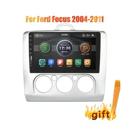 Chelong один Din 9 дюймов автомобиля Радио мультимедийный плеер 1024*600 Зеркало Ссылка Android для Ford Focus 2004 2005 2006-2008 2009 2010 2011