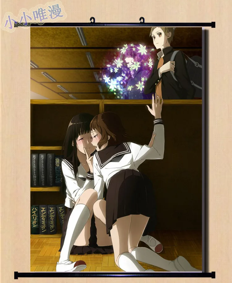 Японское аниме декоративное изображение Hyouka Oreki Tomoe & Sekitani Jun Itoigawa Youko Chitanda Eru
