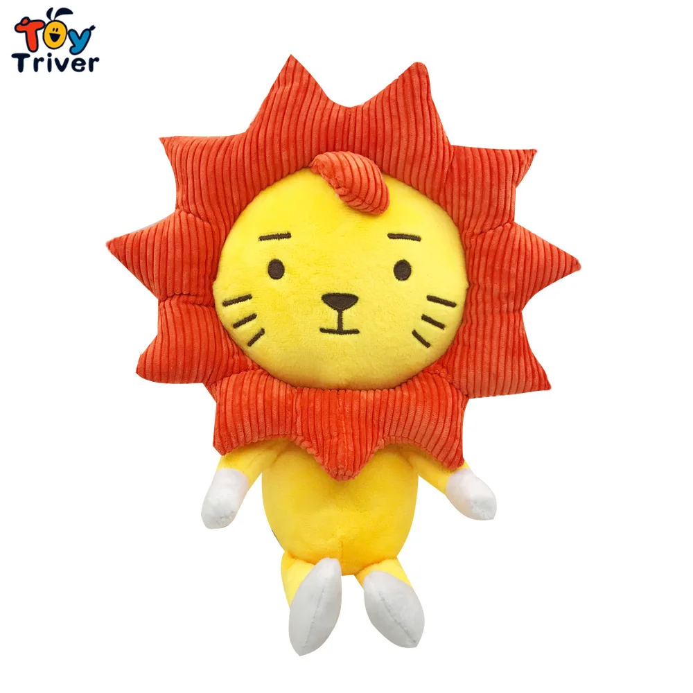 35cm Cartoon Lion Plush Toy Triver Stuffed Animals Doll Toys Home Decor Baby Kids Children Birthday 1