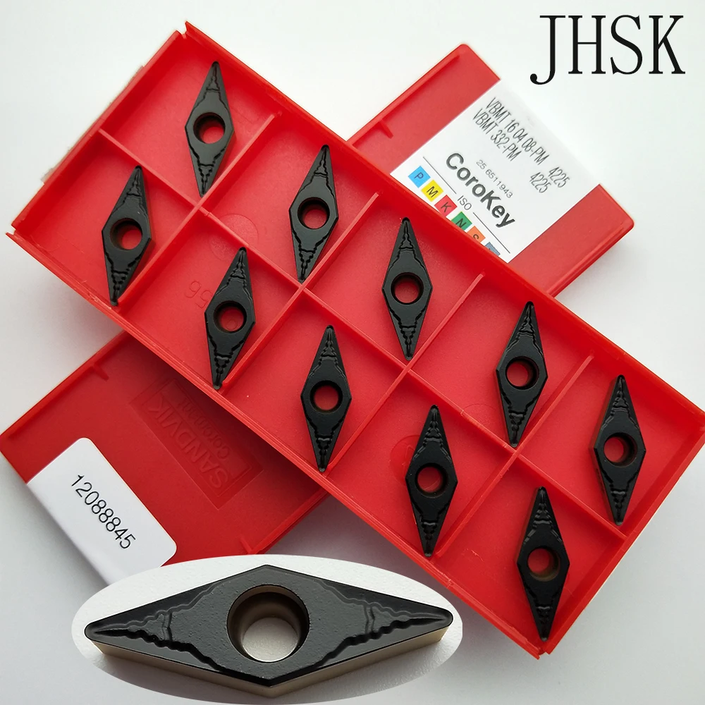 

10pcs VBMT160408-PM 4225 VBMT 332-PM 4225 Milling blade insert FOR steel