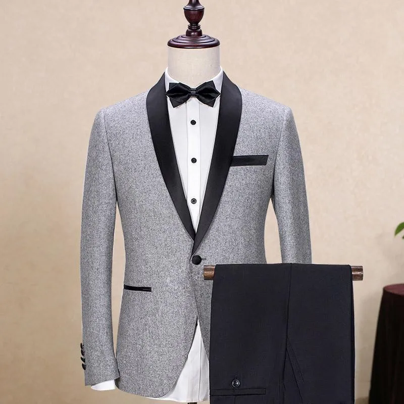 gray-wedding-groom-tuxedos-2018-black-shawl-lapel-trim-fit-mens-suits-custom-made-business-party-groomsmen-suit-(jacket-+-pants) (1)