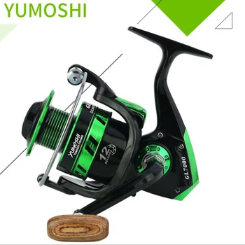 

Hot wheels fish spinning reel 5.5:1 12Ball Bearing carretilhas de pescaria molinete fishing accessories 1000-7000series